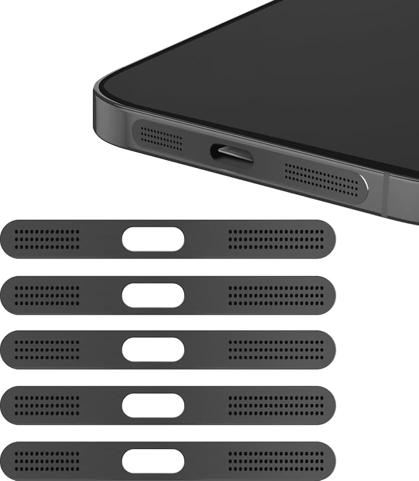 5-Piece Phone Dust Plug Set for iPhone 16/17