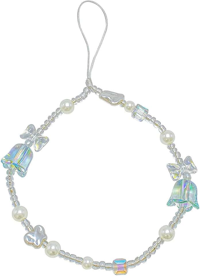 Fashion Beaded Phone and Camera Wrist Strap