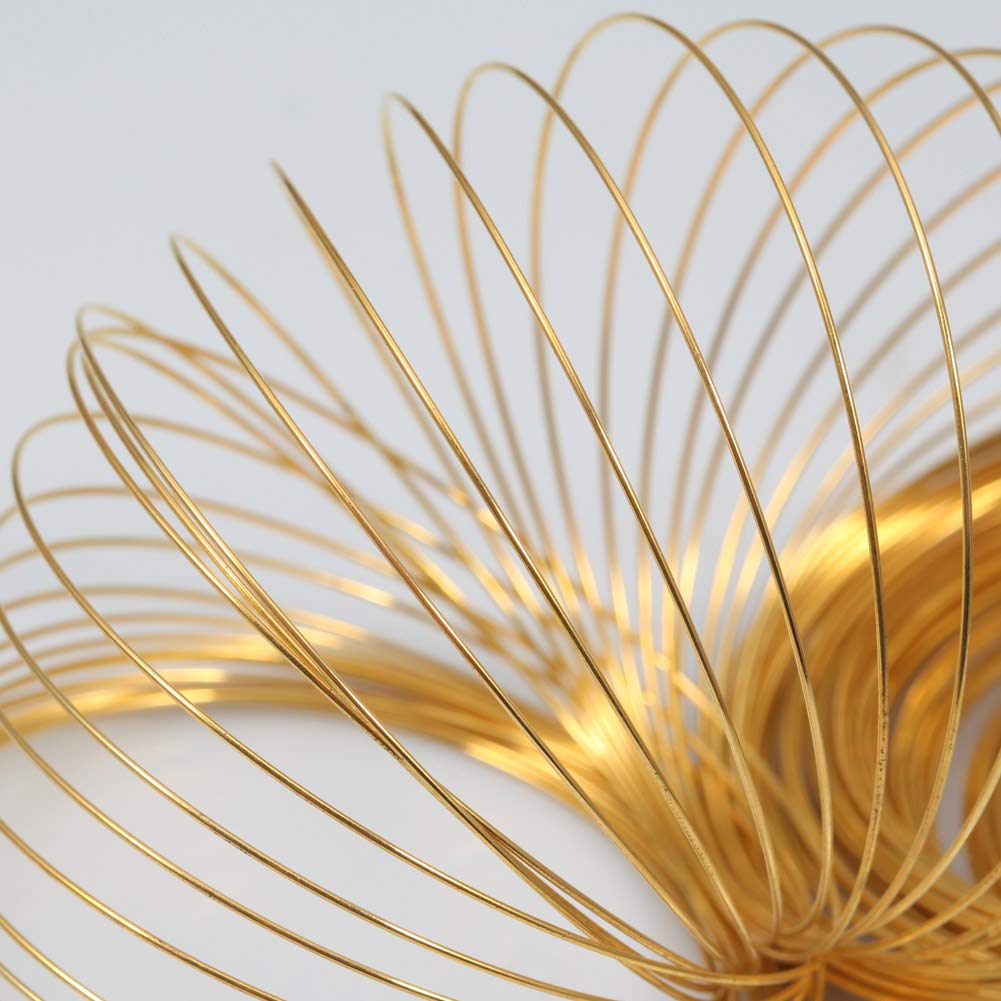Gold Memory Wire for Bracelet Making and Jewelry Crafting