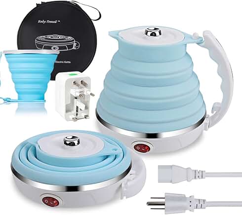 Portable 555ML Electric Water Kettle with Cup