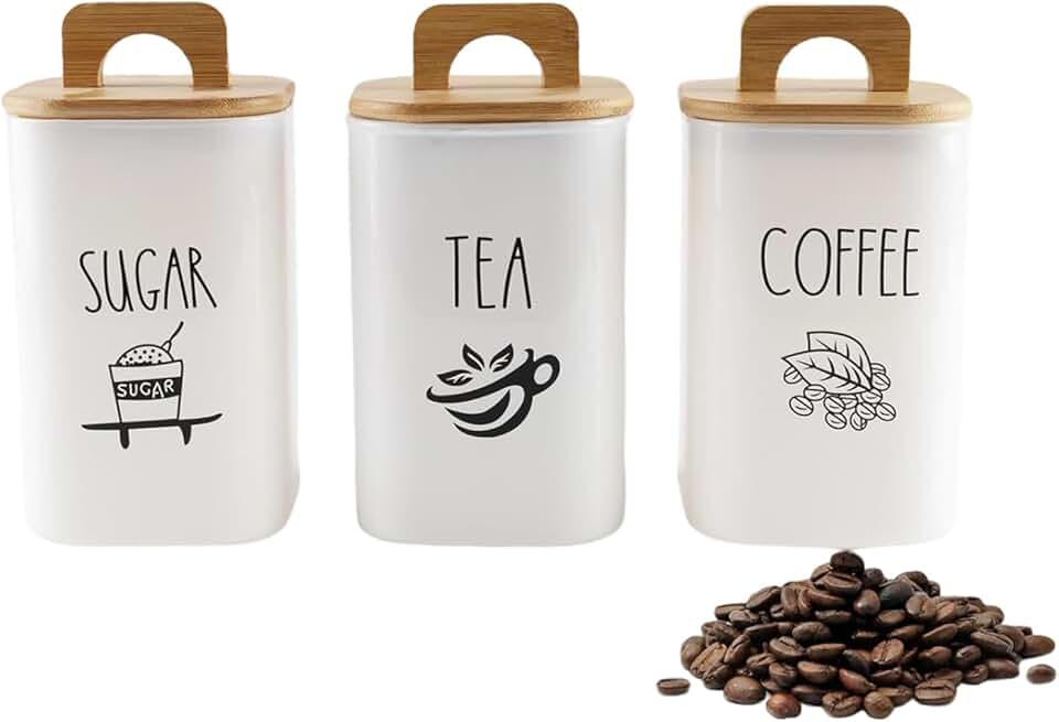 Coffee and Tea Storage Canister Set
