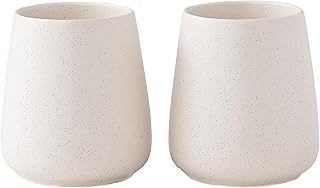 Beige Ceramic Bathroom Toothbrush and Pen Holder Set
