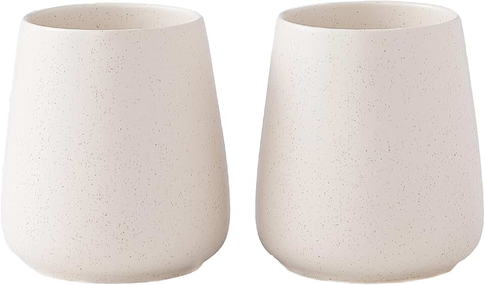 Beige Ceramic Bathroom Toothbrush and Pen Holder Set