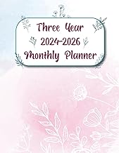 Three Year 2024-2026 Monthly Planner with Daily To-Do List
