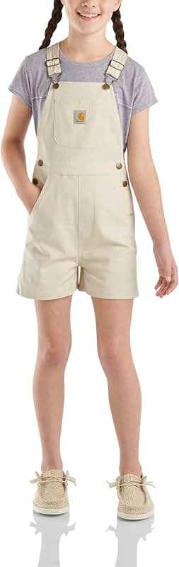 Kids' Rugged Flex Denim Shortall for Girls