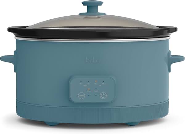 6 Quart Programmable Slow Cooker with Nonstick Pot