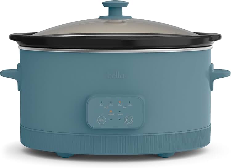 6 Quart Programmable Slow Cooker with Nonstick Pot