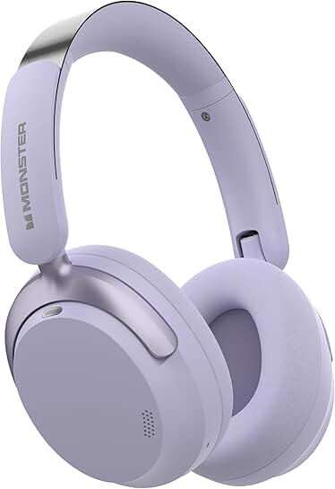 Wireless Over-Ear Noise Cancelling Headphones with 70H Playtime