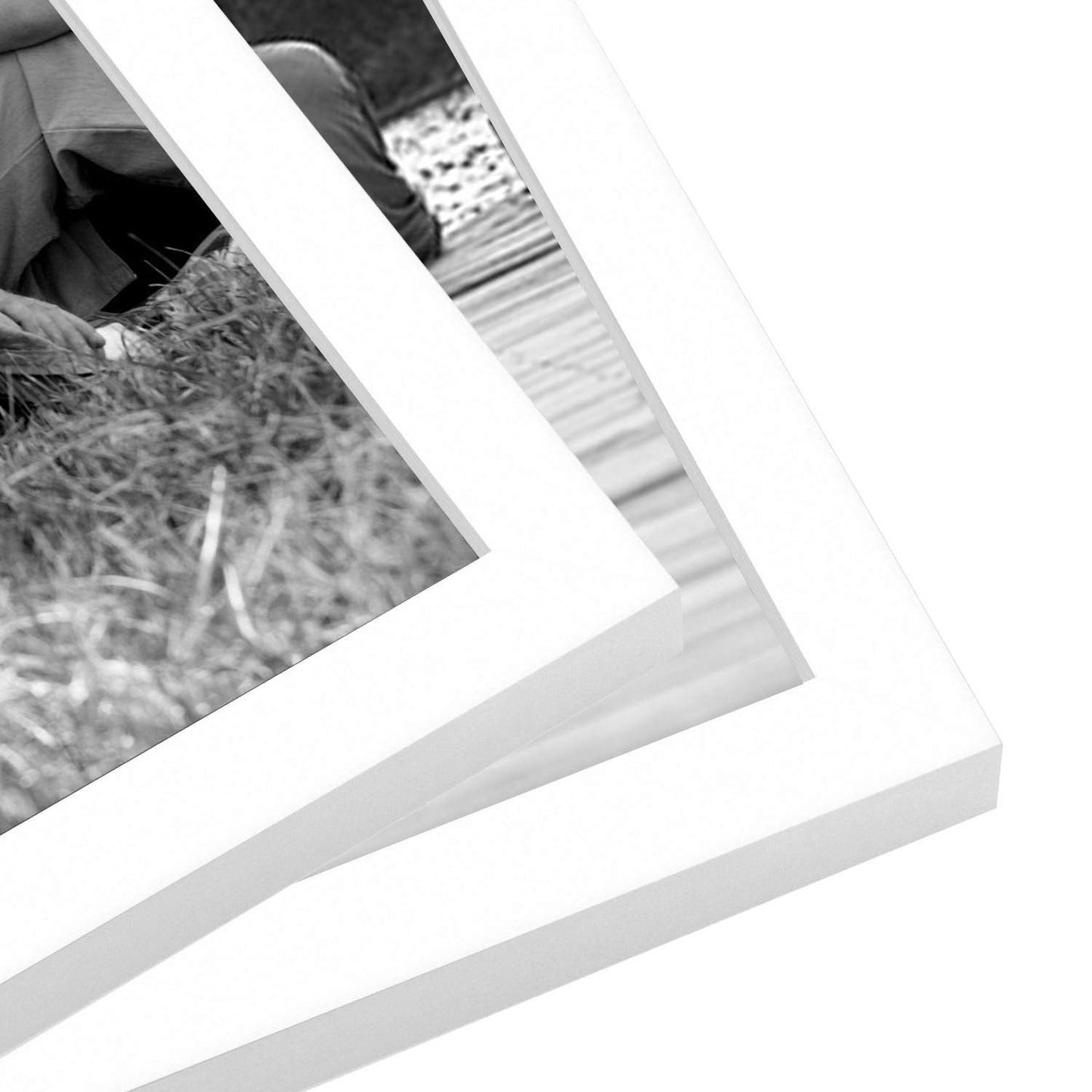 10 Piece White lery Wall Picture Frame Set with Two 8x10; Four 5x7; and Four 4x6.Shatter-Resistant Gl; Picture Frames For Wall or Desk  Hanging Hardware and Easel Stands Included