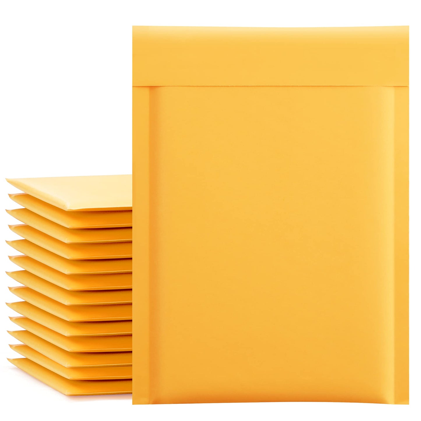 Yellow 6x9 Inch Bubble Mailers, 25 Pack