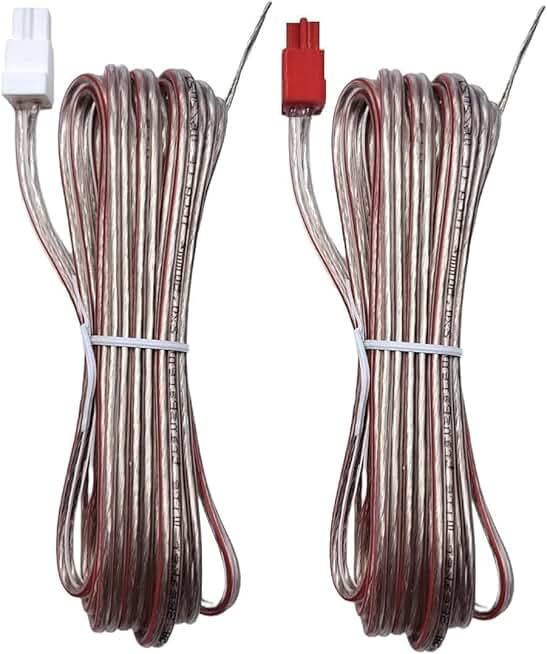 2 Speaker Cables, 3 Meters Each