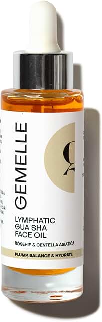 Lymphatic Gua Sha Face Oil for Detox and Hydration