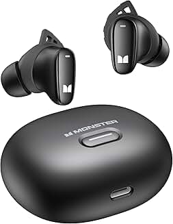 Wireless Bluetooth Earbuds with Mic, Touch Control, 25H Playtime