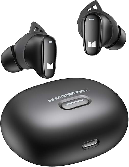 Wireless Bluetooth Earbuds with Mic, Touch Control, 25H Playtime
