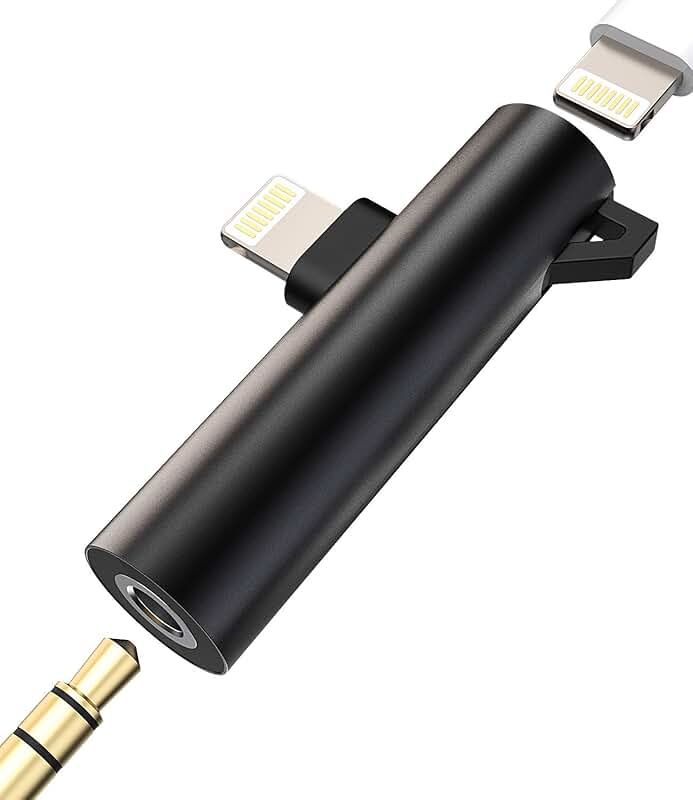 Lightning to 3.5mm AUX audio adapter