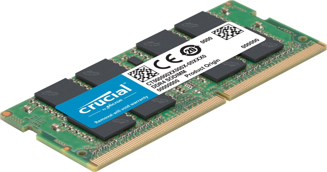 RAM 8GB DDR4 3200MHz CL22 (or 2933MHz or 2666MHz) Laptop Memory CT8G4SFRA32A