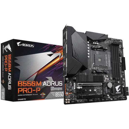 B550M AORUS PRO-P Micro ATX Motherboard with M.2 and USB 3.2