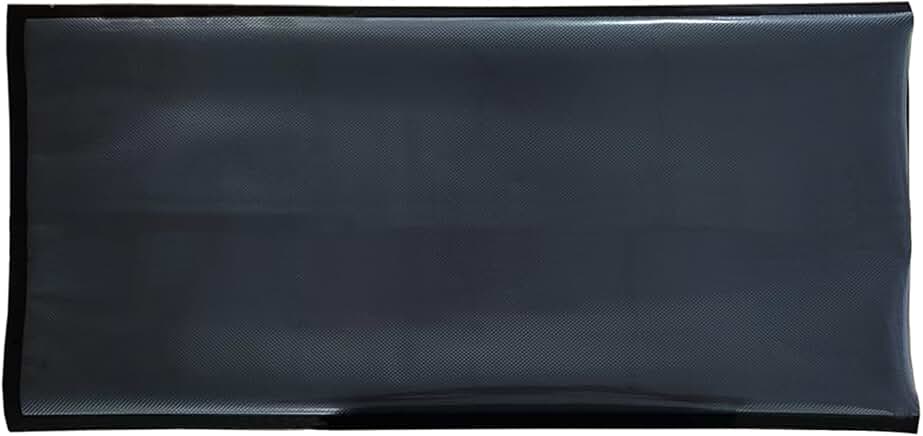 Black and clear 11x24 inch vacuum seal bags, 50 pack