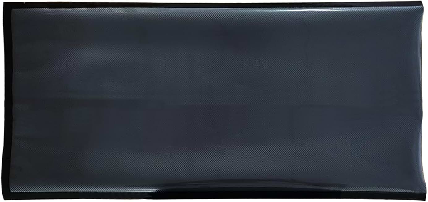 Black and clear 11x24 inch vacuum seal bags, 50 pack