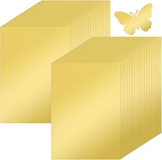Gold Metallic Cardstock Paper for Crafts and Invitations