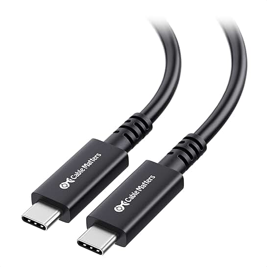 40Gbps USB4 Cable, 9.8 ft, 8K/4K Video, 100W Charging