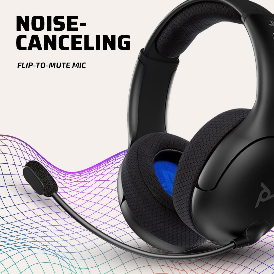 Gaming LVL50 Wireless Stereo Headset With Noise Cancelling Microphone: Black - PS5/PS4