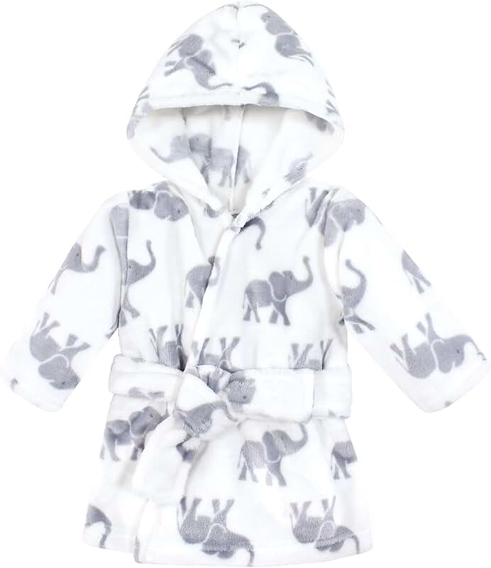 Soft unisex baby animal face bathrobe