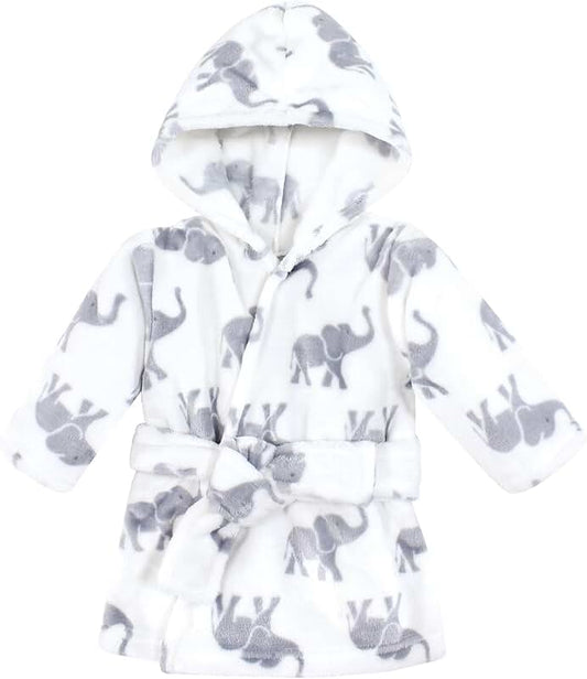 Soft unisex baby animal face bathrobe