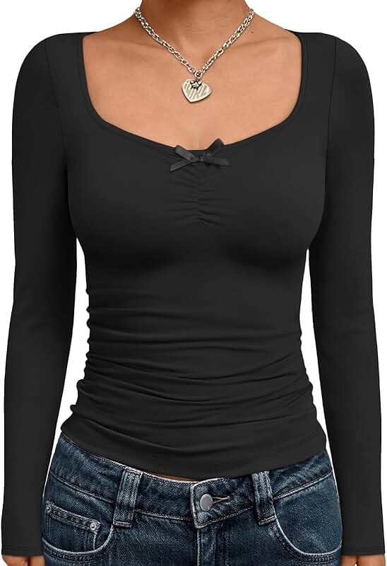 Trendy Women's Long Sleeve Outing Top for Fall 2025