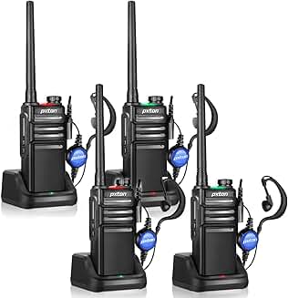 Waterproof Long Range Walkie Talkies for Adults (4 Pack)