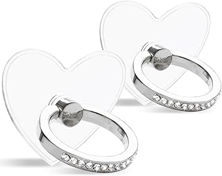 Transparent diamond ring holder with 360° rotation