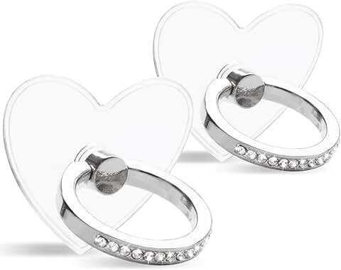 Transparent diamond ring holder with 360° rotation