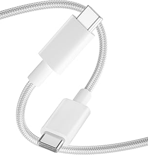 USB C to USB C Fast Charging Cable, 6.6Ft, Gray