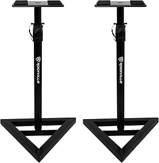 Pair of Adjustable Near-Field Studio Monitor Stands