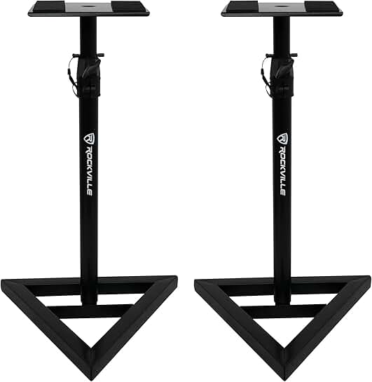 Pair of Adjustable Near-Field Studio Monitor Stands