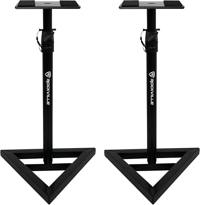 Pair of Adjustable Near-Field Studio Monitor Stands
