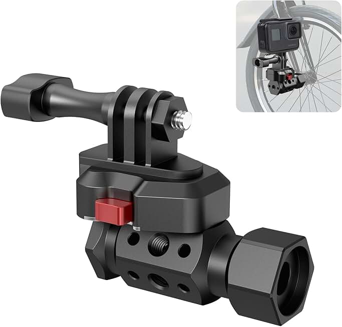 Bicycle Camera Mount with Quick Release Plate