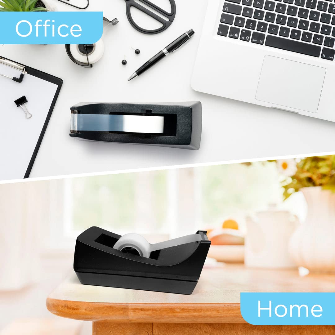 Two Non-Skid Desktop Tape Dispensers