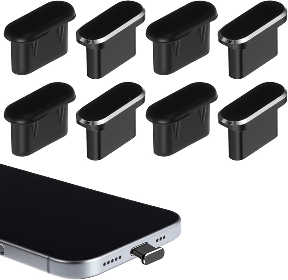 8-Pack USB Dust Plugs for Type-C Devices