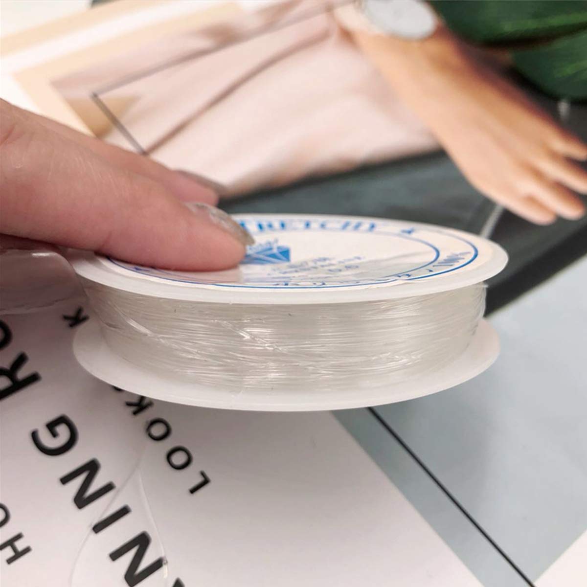 Stretchy Clear Beading Elastic String for Jewelry Making