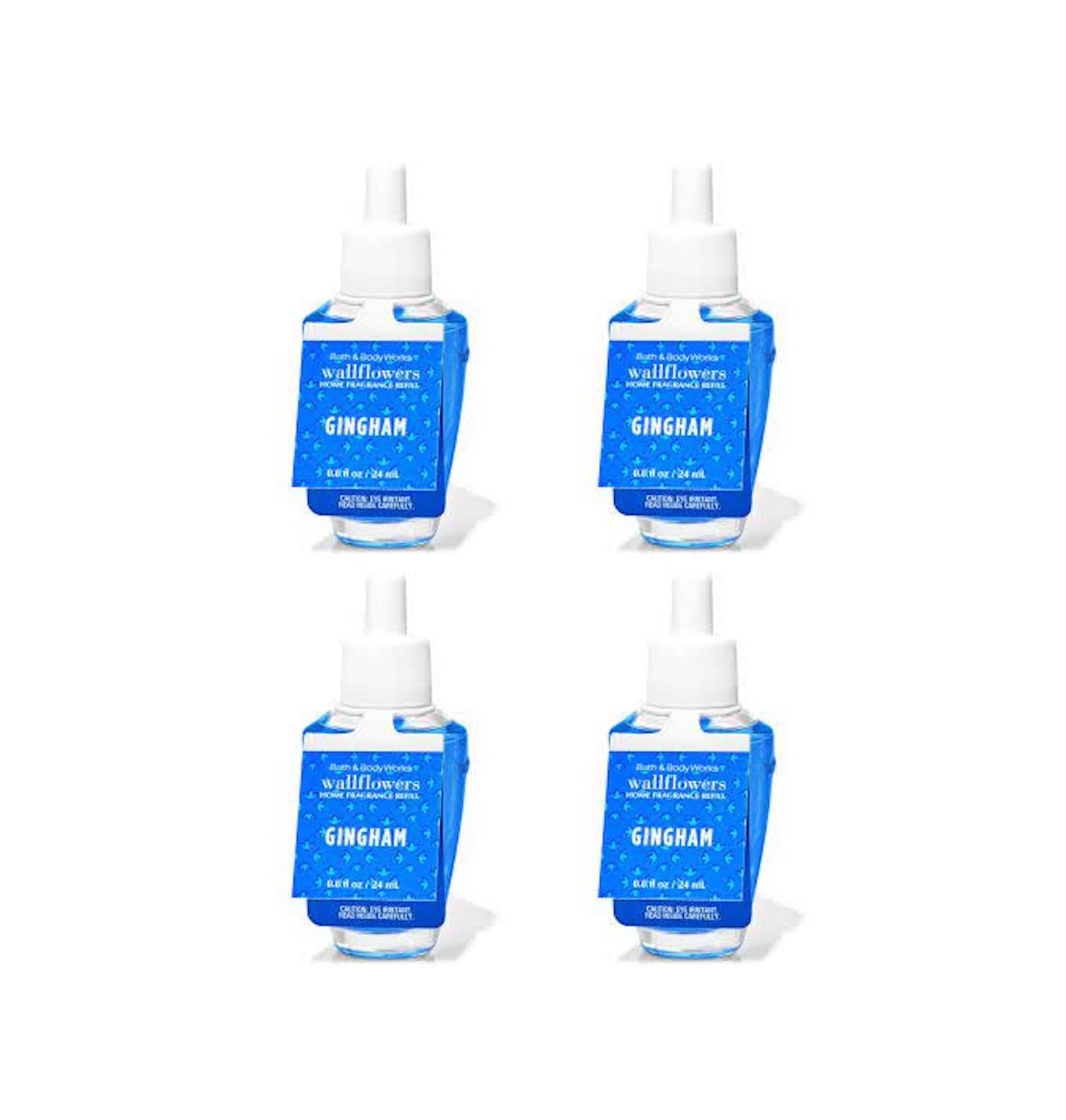 WallFlowers Fragrance Refill 0.8 Oz 4 Pack Gingham)