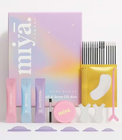 Lash and Brow Lift Kit with Tools and Glue Balm