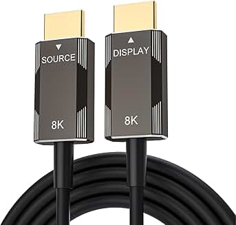 100ft 8K/4K Fiber Optic HDMI 2.1 Cable with 48Gbps
