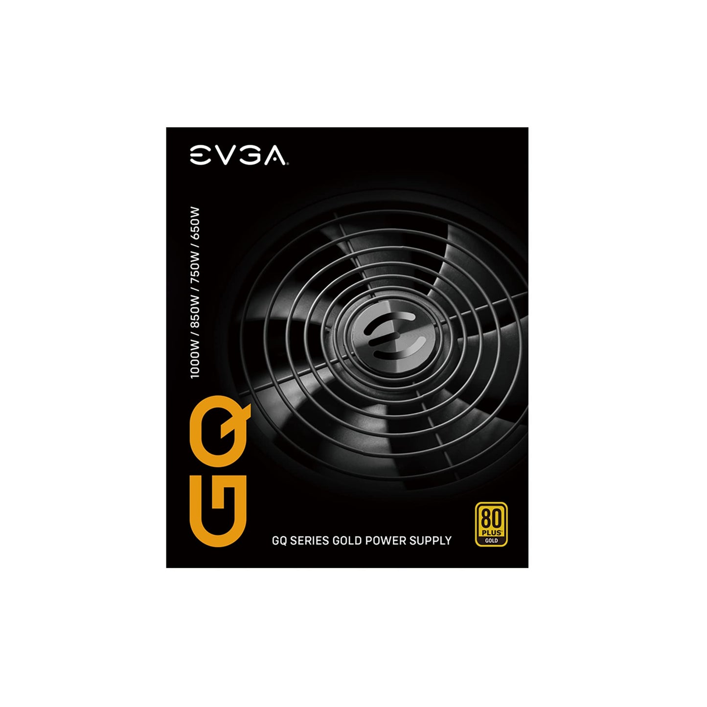 850 GQ, 80+ GOLD 850W, Semi Modular, ECO Mode, 5 Year Warranty, Power Supply 210-GQ-0850-V1,Black