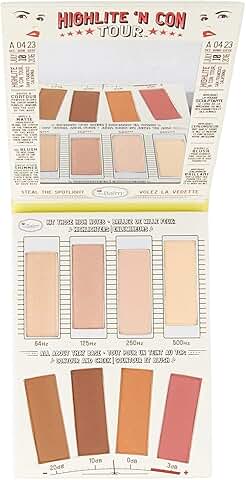 Multicolor Highlighting and Contour Powder Palette