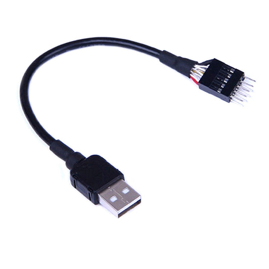 9-Pin USB Motherboard to USB Type A Cable, 7.8 inches