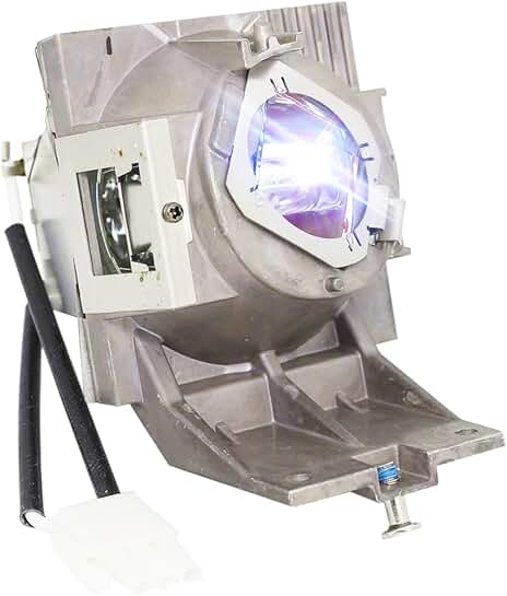 Replacement lamp bulb with housing for projector