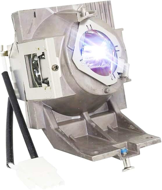 Replacement lamp bulb with housing for projector