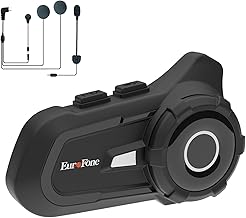 Motorcycle Bluetooth Headset with Dual Mics and Waterproof Design