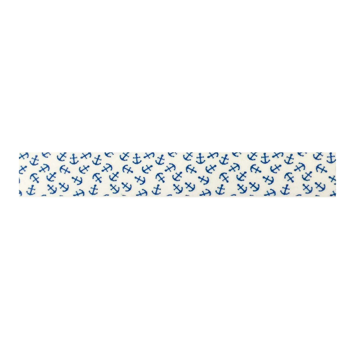Colorful Patterned Washi Tape with Blue Anchors